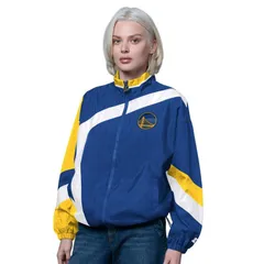 スターター レディース アウター ジャケット・ブルゾン WomenstarteroyalGolden State Warriors 1st Quarter FullZip Jacket War Blue ブルー