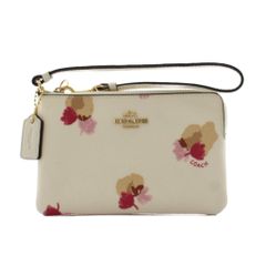 コーチ COACH ポーチ 花柄 白 ホワイト F65307 /AN29