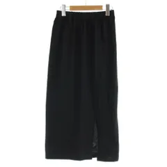 ジャーナルスタンダード レリューム JOURNAL STANDARD relume 23SS スカート F 黒 ブラック ロング丈 タイトシルエット スリット入り /AP