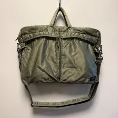 PORTER タンカー 2WAY ビジネスバッグ カーキ セージグリーン ショルダー ナイロン 吉田カバン 通勤 人気モデル γ↑768