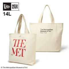 ニューエラ トート バッグ キャンバス トートバッグ 14L The Met アイボリー NEWERA CANVAS TOTE THE MET コラボトート 約14L コットンバッグ シンプル A4収納可能 メンズ レディース ユニセックス メトロポリタン美術