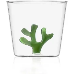 タンブラー グラス コップ イッケンドルフ ICHENDORF CORAL サンゴ グリーン 350ml ホウケイ酸ガラス 手作り おしゃれ 新生活 ギフト