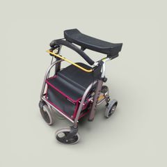 KM-24-1203-18  一部地域を除き送料無料　片手用　折りたたみ式リハビリ歩行器 KM-24-1203-18 一部地域を除き送料無料 片手用 折りたたみ式リハビリ