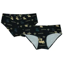 アンブランデッド レディース アンダーウェア パンツ プリント ニット Unbranded Womens Conceptsport Black New Orleansaints Mosaic Allover Print Knit Panty Snt Black