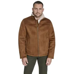 ドッカーズ メンズ アウター ジャケット・ブルゾン Dockerstand Collar Faux Shearling Jacket Cognacのサムネイル