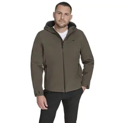 ドッカーズ メンズ アウター ジャケット・ブルゾン フーデッドジャケット Dockersherpa Lined Softshell Hooded Jacket Dark Olive オリーブのサムネイル