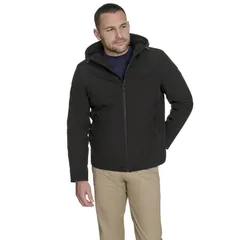 ドッカーズ メンズ アウター ジャケット・ブルゾン フーデッドジャケット Dockersherpa Lined Softshell Hooded Jacket Black ブラックのサムネイル