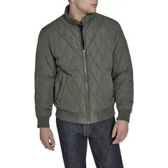 ドッカーズ メンズ アウター ジャケット・ブルゾン キルティング Mens Dockers Quilted Bomber Jacket with Stand Collar Chimeraのサムネイル