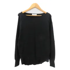 ステートオブマインド STATE OF MIND ニット カットソー 長袖 S 黒 ブラック /YK29