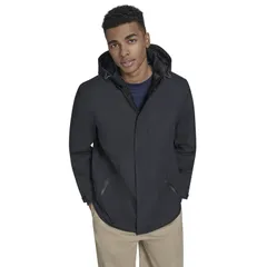 ドッカーズ メンズ アウター ジャケット・ブルゾン コート Dockers Walking Coat with Removable Hood Black ブラックのサムネイル