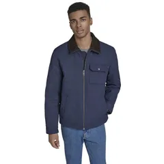 ドッカーズ メンズ アウター ジャケット・ブルゾン コーデュロイ キルティング Mens Dockers Quilted Utility Jacket with Corduroy Collar Navのサムネイル