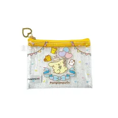 『ポムポムプリン』ミニクリアポーチ イエロー
