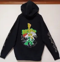 美品RIPNDIPリップンディップパーカーブラックサイズLARGE