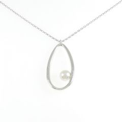 テリ強/干渉色◎】 ミキモト あこや真珠 パール ネックレス 6.5mm SV