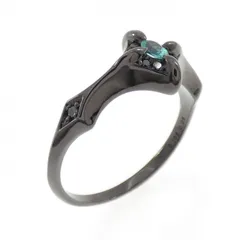 K10BG パライバトルマリン リング 0.108CT