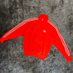 アディダス ファイヤーバード オレンジ トラックジャージ (S)