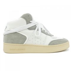 SAINT LAURENT SL80 ハイカットスニーカー シルバー 42 - メルカリ