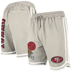 ニューエラ メンズ ボトムス ハーフパンツ・ショーツ ショートパンツ Mens New Era Light Beige San Francisco 49erstone Multi Patch Shorのサムネイル