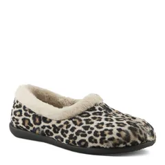 フレクサス レディース シューズ サンダル アニマル柄 プリント Flexus by Spring Step Faddis WomenslipOn Animal Print Slippers Leopard Print アニマル