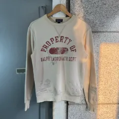 ポロジーンズ ヴィンテージ ディストレスド ロゴ スウェット