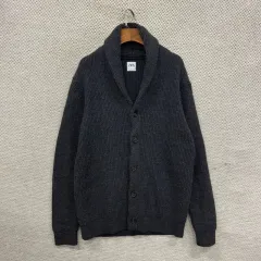 ザラ ZARA カジュアル ショールカラー ウール ニット カーディガン L A07290