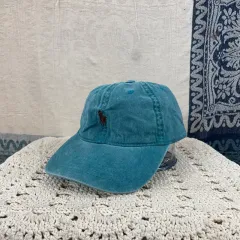 ポロラルフローレン PIGMENT ヴィンテージ ポニー 刺繍 コットン チノ ベースボールキャップ 帽子