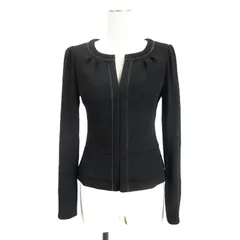 スタイルコム style com ノーカラー ジャケット 7 ブラック 250508Eのサムネイル