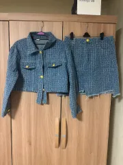 レディース デニムスカートセット