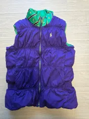 ポロラルフローレン リバーシブル ダウンベスト キッズ 12/14