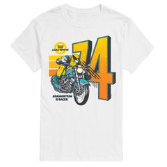 マーベル メンズ トップス Tシャツ トール グラフィック Big Tall Marvel Wolverine Retro Motorcycle Racing 74 Short Sleeve Graphic Tee White ホワイト