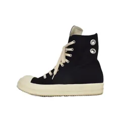 ダークシャドウ DRKSHDW 24AW スニーカーズ サイドジップ キャンバス ハイカット スニーカー 41 黒 ブラックのサムネイル