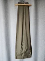 ユニクロU ワイドフィット タックパンツ（スラックス） 31 (79) オリーブ