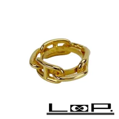 エルメス ■美品■ スカーフリング シェーヌダンクル ゴールド GP 箱 【401152】7