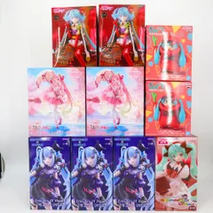 未開封  初音ミク 雪ミク•チロルミク•桜ミク•シャアザクぐるみ など フィギュア まとめ売り 10個セット フィギュア 未開封品