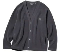 ユニクロ ニードルズ フリース カーディガン DARK GRAY M
