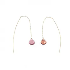 K10YG ガーネット ピアス