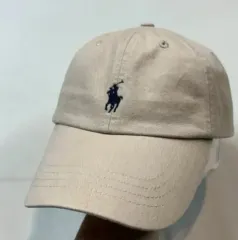ポロ ラルフローレン ベージュ チノ ベースボールキャップ