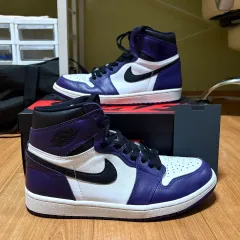 ナイキ エアジョーダン 1 ハイ コートパープル 260
