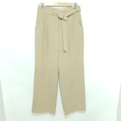 レディース ワイド ツータック スラックス M_M0449