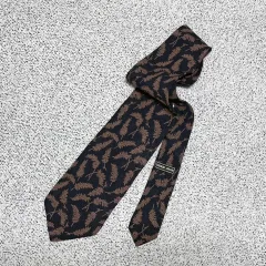 GIORGIO ARMANI(ジョルジオ アルマーニ) ヴィンテージ LEAF(リーフ) パータン シルク タイ