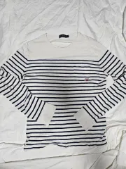 POLO RALPH LAUREN ストライプ ロングスリーブ 長袖Tシャツ L