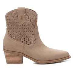 キシタイ レディース シューズ ブーツ・レインブーツ スエード アンクル Womensuede Ankle Booties By XTI 143885 Taupe トープ