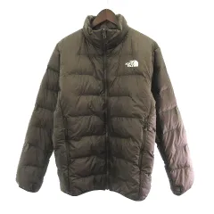 ザノースフェイス THE NORTH FACE NY82101R 中綿ジャケット ナイロンジャケット ジップアップ ブラウン 茶 M