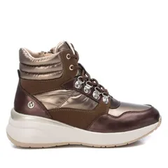 キシタイ レディース シューズ ブーツ・レインブーツ Womensport Wedge Booties By XTI 142922 Bronze