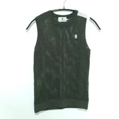 ワイドアングル レディース ノースリーブ シースルー ニット 85_S0749