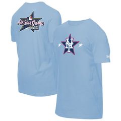 뉴엘라 남성 탑스 티셔츠 Mens New Era Light Blue New York Mets 2025 MLB AllStar Game WorkoutShirt Met Lig