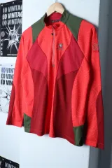 W(XL) BLACK YAK ブラックヤク 長袖Tシャツ 機能性 ハーフジップ 登山 レッド-17969