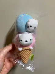 にゃんにゃんにゃんこ アイスクリーム キーホルダー
