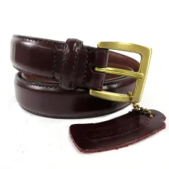 コーチ COACH ベルト ロゴチャーム付き レザー ブラウン 茶