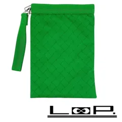 ボッテガヴェネタ ■新同■ クラッチ ポーチ 小物入れ ナイロン グリーン 【378355】5